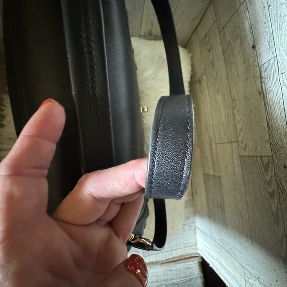 KATE SPADE EUC DANBURY STREET ADELINA BLACK PLEATED FLAP CROSSBODY - Picture 13 of 13